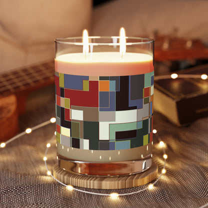 "POLYOMINOES"  col. Varicolor  Scented Candle - choose from three scents, 11oz