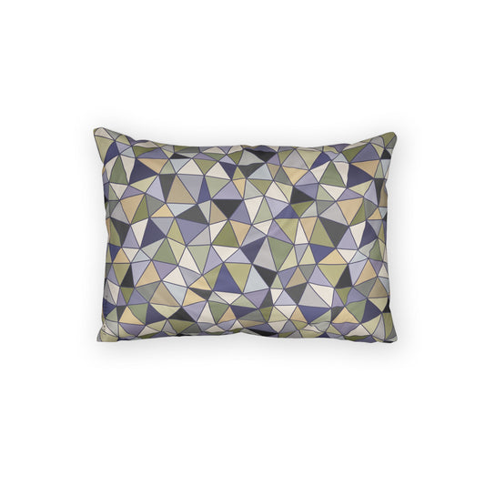 Cotton Pillow Sham "LATTICE" col. Moss Behaving