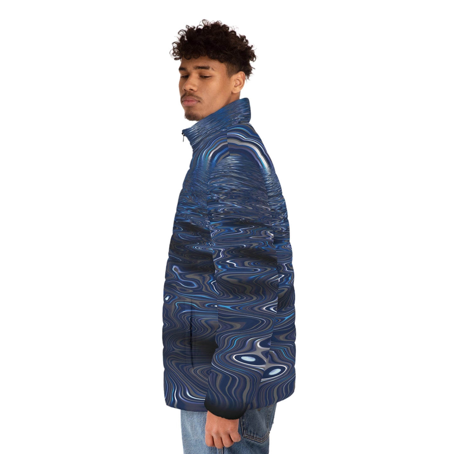 Men's Puffer Jacket "LEVEE" Jhane Barnes custom design