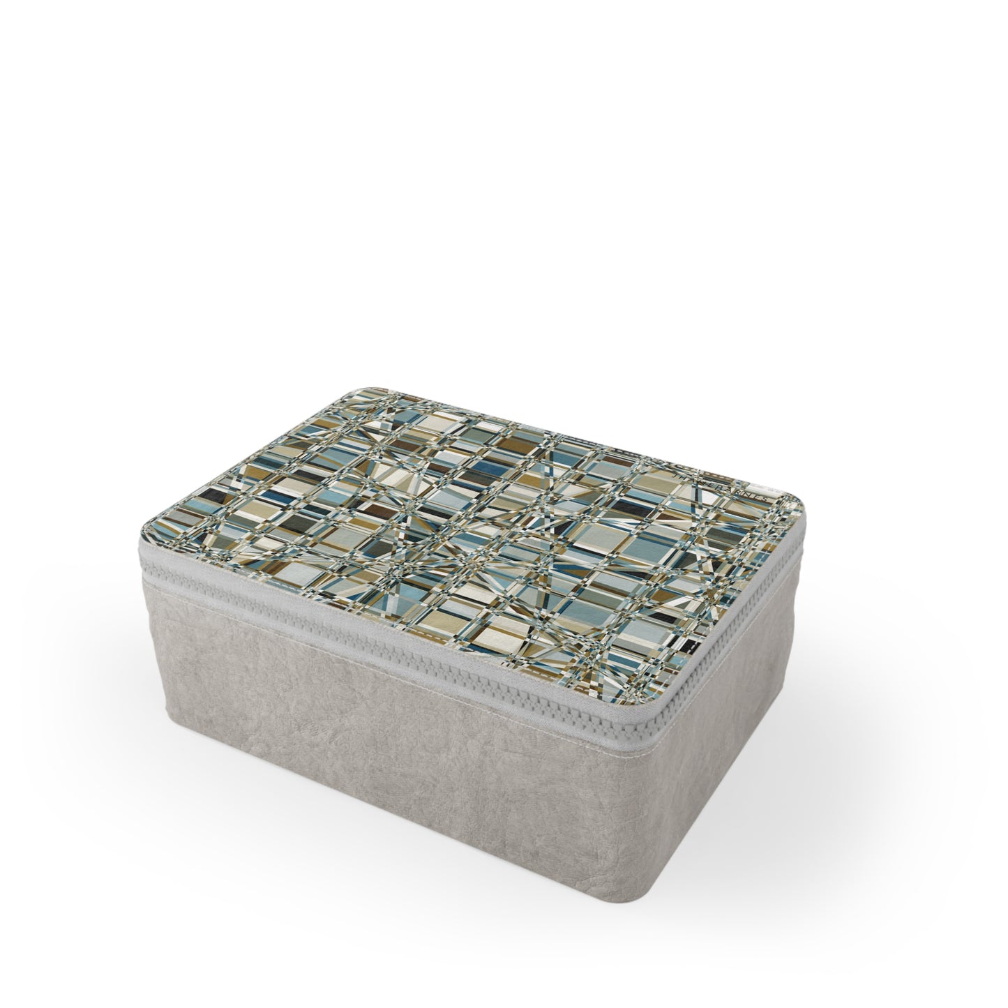 Zip Lunch Box "GRIDWRAP" col. Mint Chocolate