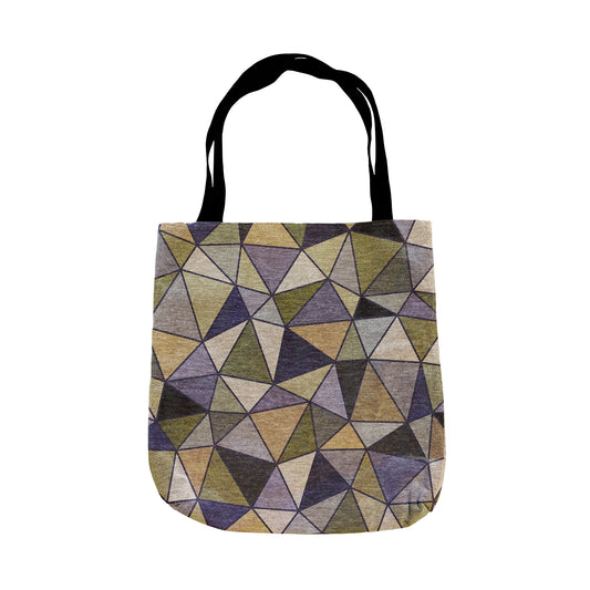 Woven Tote Bag "LATTICE" col. Moss Behaving