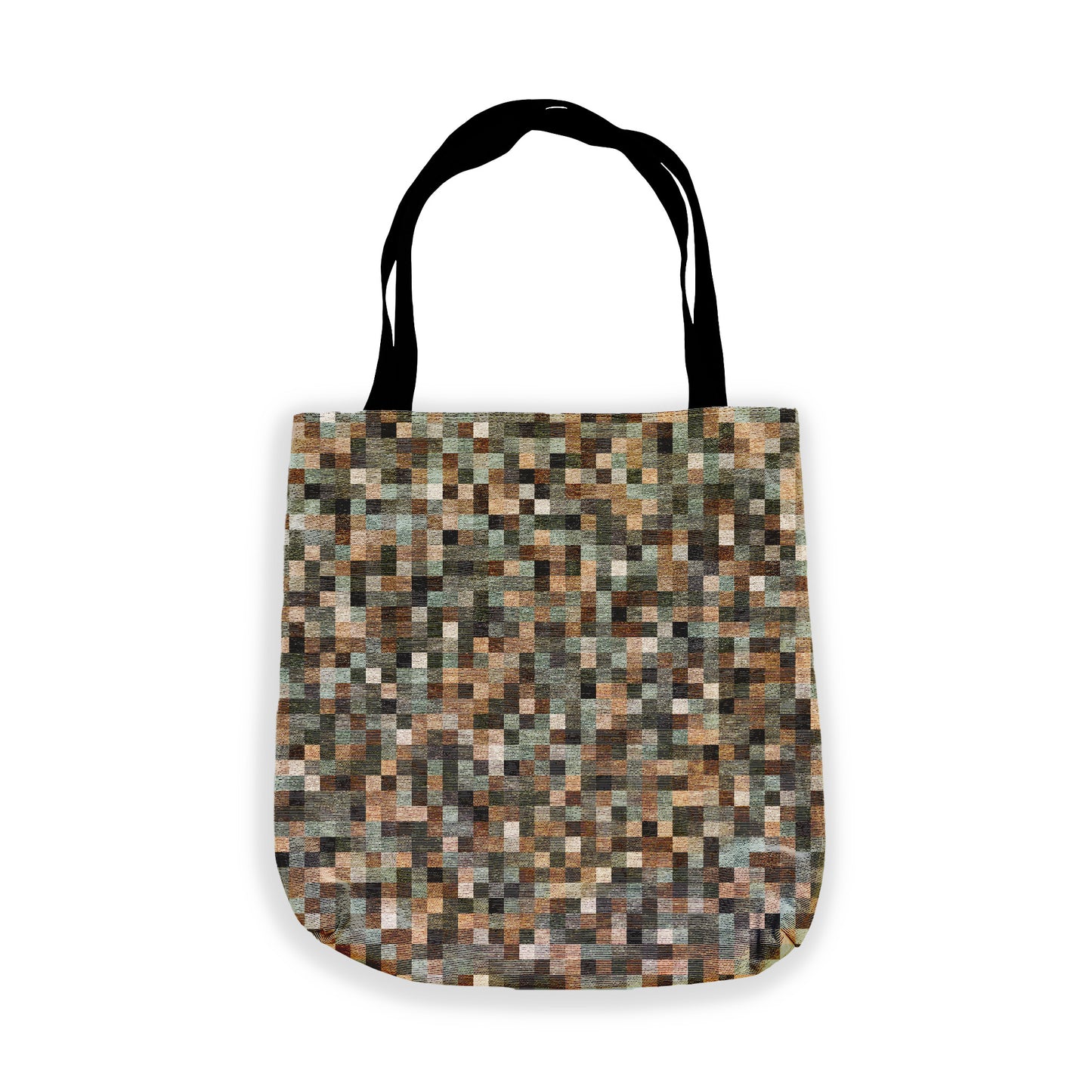 Woven Tote Bag "MAGIC SQUARE" col. Terra & Firma