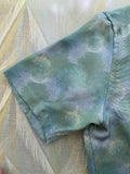 CELESTIAL  short sleeve print on silk (Medium)
