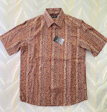 DIPSY DOODLE  S/S silk-cotton woven shirt (Small)