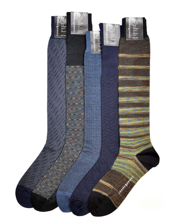 Over-the-Calf Socks Bundle : 5 pairs
