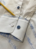TAPED contrast trim fabric + embroidery (Medium trim fit)